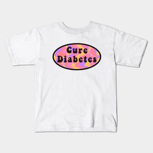 Cure Diabetes Retro Kids T-Shirt